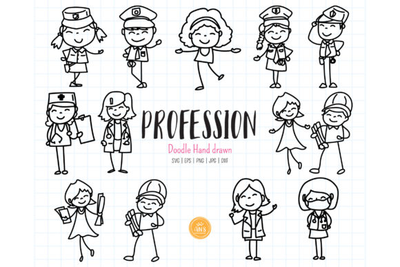 Download Hand Drawn Profession Stick Figure SVG - Svg Collection