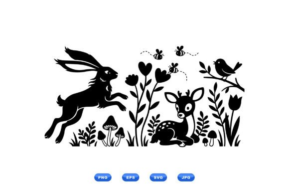 Download Woodland Forest Animal SVG Art - Svg Collection