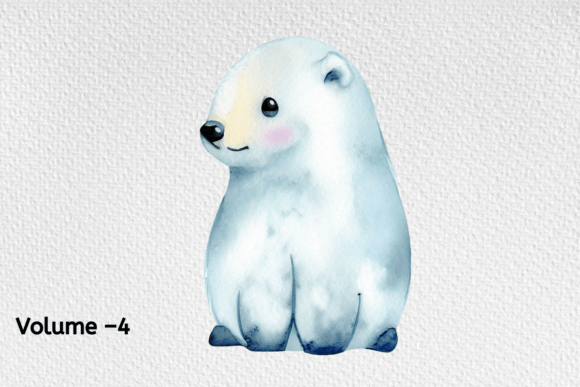 Download Watercolor Arctic Animals Clipart - Watercolor arctic Collection