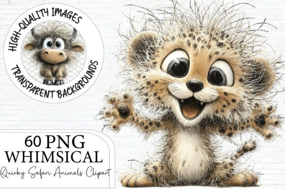 Download Quirky Safari Animals PNG Clipart - Safari animals Collection