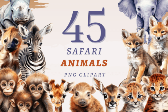 Download Safari Animals PNG Bundle - Safari animals Collection