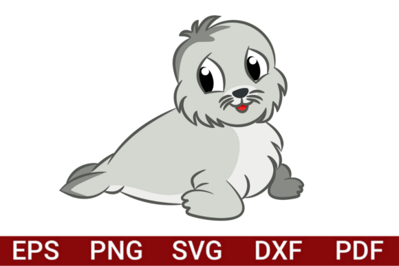 Download Cute Baby Seal SVG/PNG Illustration - Svg Collection