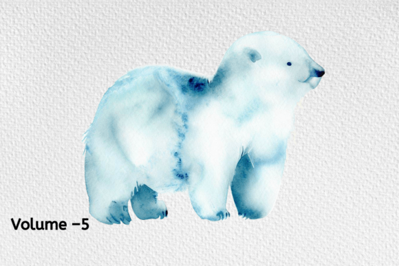 Download Watercolor Arctic Animals Clipart - Premium Bundle