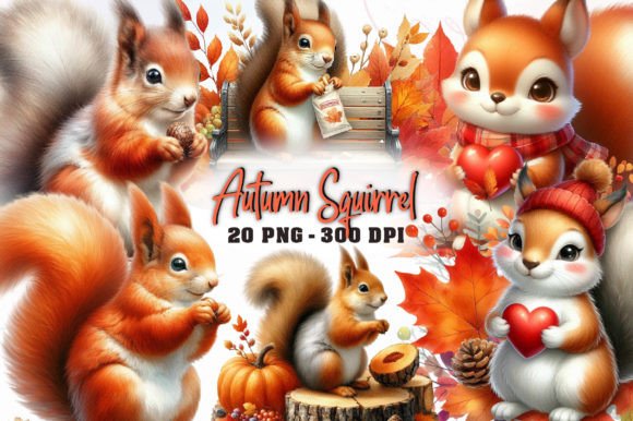 Download Autumn Squirrel Sublimation - Autumn Collection