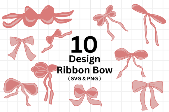 Download Ribbon Bow Svg Bundle Illustration - Svg Collection