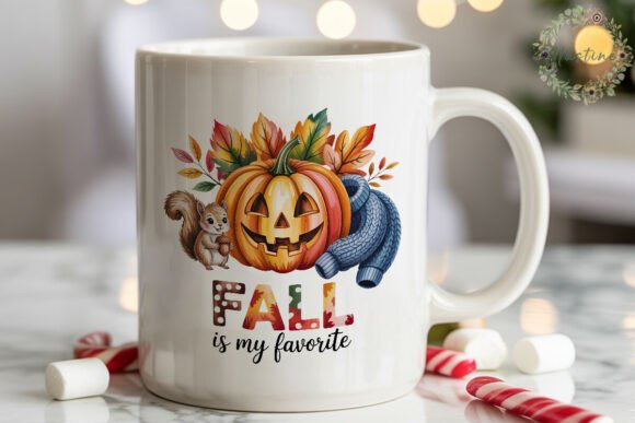 Download Autumn Pumpkin Squirrel Sweater PNG - Autumn Collection