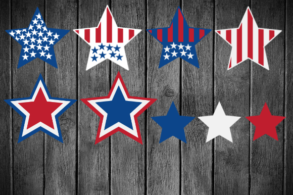 Download Patriotic Stars, 4th of July Svg - Svg Collection