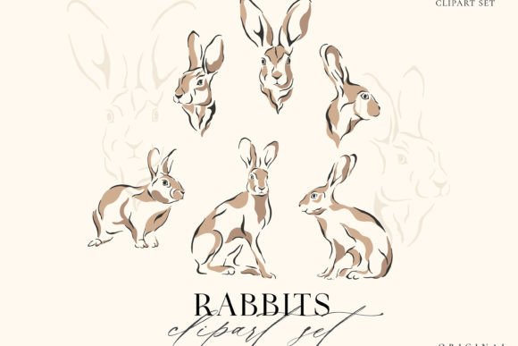 Download Rabbit Digital Clipart Forest Animal SVG - Svg Collection