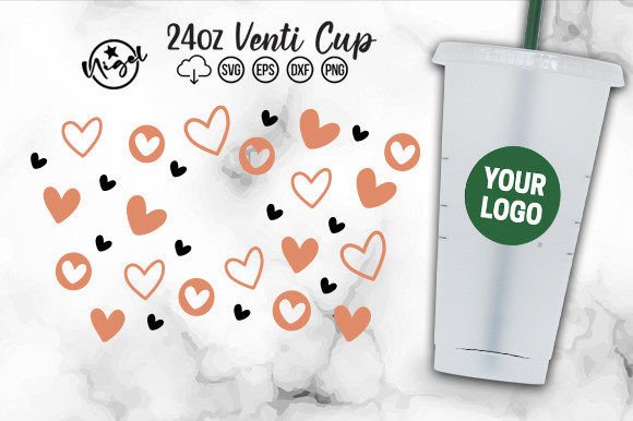 Download Valentine's Day Cold Cup Wrap Svg Files - Svg Collection