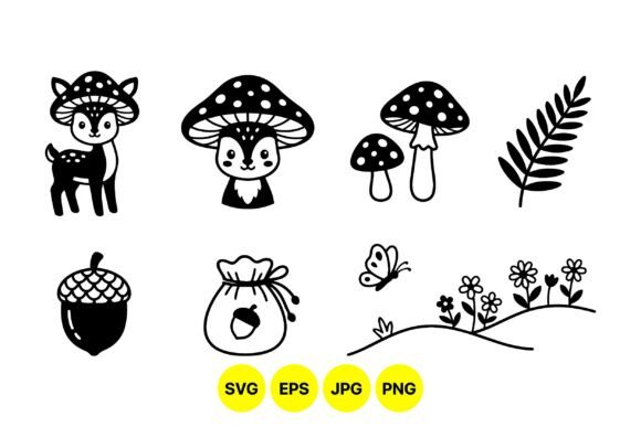 Download Woodland Friends SVG Clipart - Svg Collection