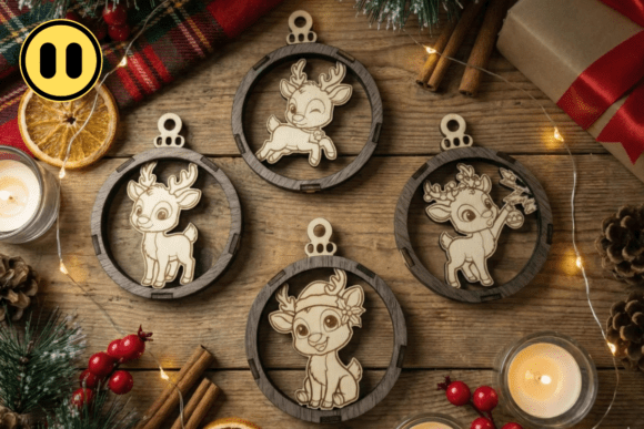 Download Christmas Reindeer - Decorations SVG - Svg Collection