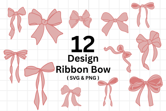 Download Ribbon Bow Svg Bundle Illustration - Svg Collection