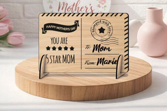 Download 5 Stars Mom Happy Mother's Day SVG Post - Svg Collection