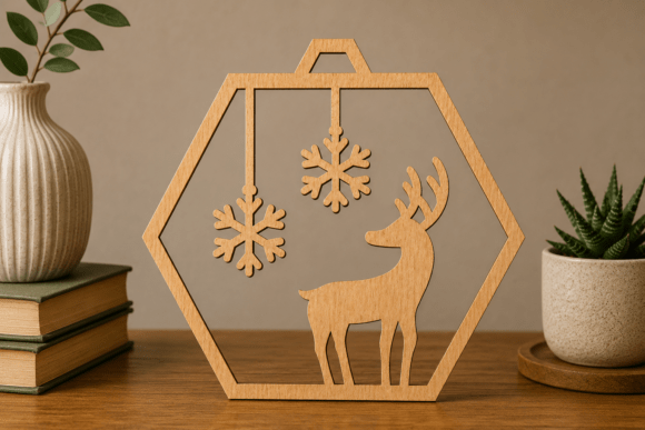 Download Reindeer Ornament SVG - Svg Collection